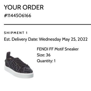 FENDI FF MOTIF SNEAKER